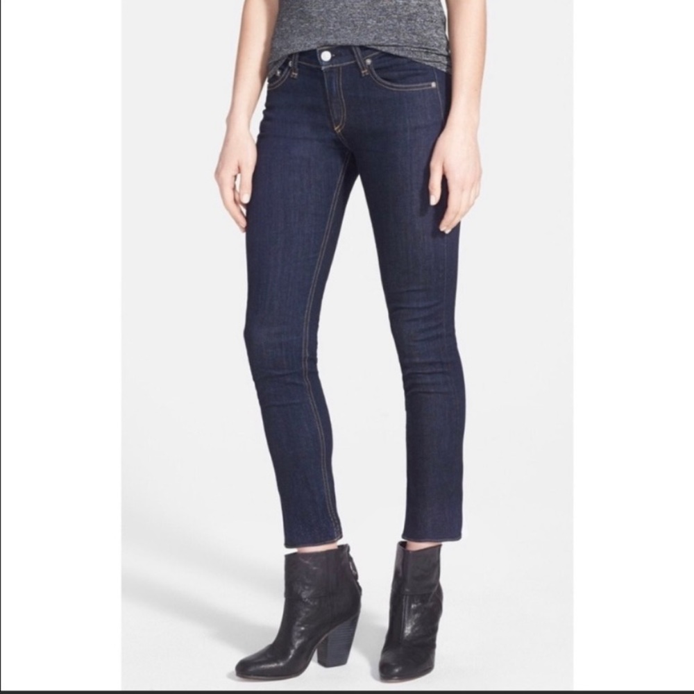 Rag & Bone Capri Cropped Skinny Jeans in Heritage size 30